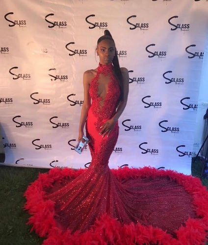 Red Yessica Valtran gown